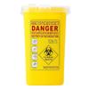Dovewill Yellow Sharps Bin Needle Blade Waste Disposal Container with Locking Lid 1.0L view 1