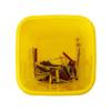 Dovewill Yellow Sharps Bin Needle Blade Waste Disposal Container with Locking Lid 1.0L view 4