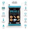 Dream Pretzels Pressels Baked Pretzel Chips, Sea Salt Seasoned, Mini Thin Crisps, Gourmet Snack Bites, Vegan, Low Sodium, Pack of 3 Individual Bags (7.1 oz) view 3
