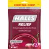HALLS Relief Sugar Free Black Cherry Flavor Cough Drops, Economy Pack, 1 Bag (70 Total Drops) view 2