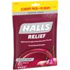 HALLS Relief Sugar Free Black Cherry Flavor Cough Drops, Economy Pack, 1 Bag (70 Total Drops) view 4