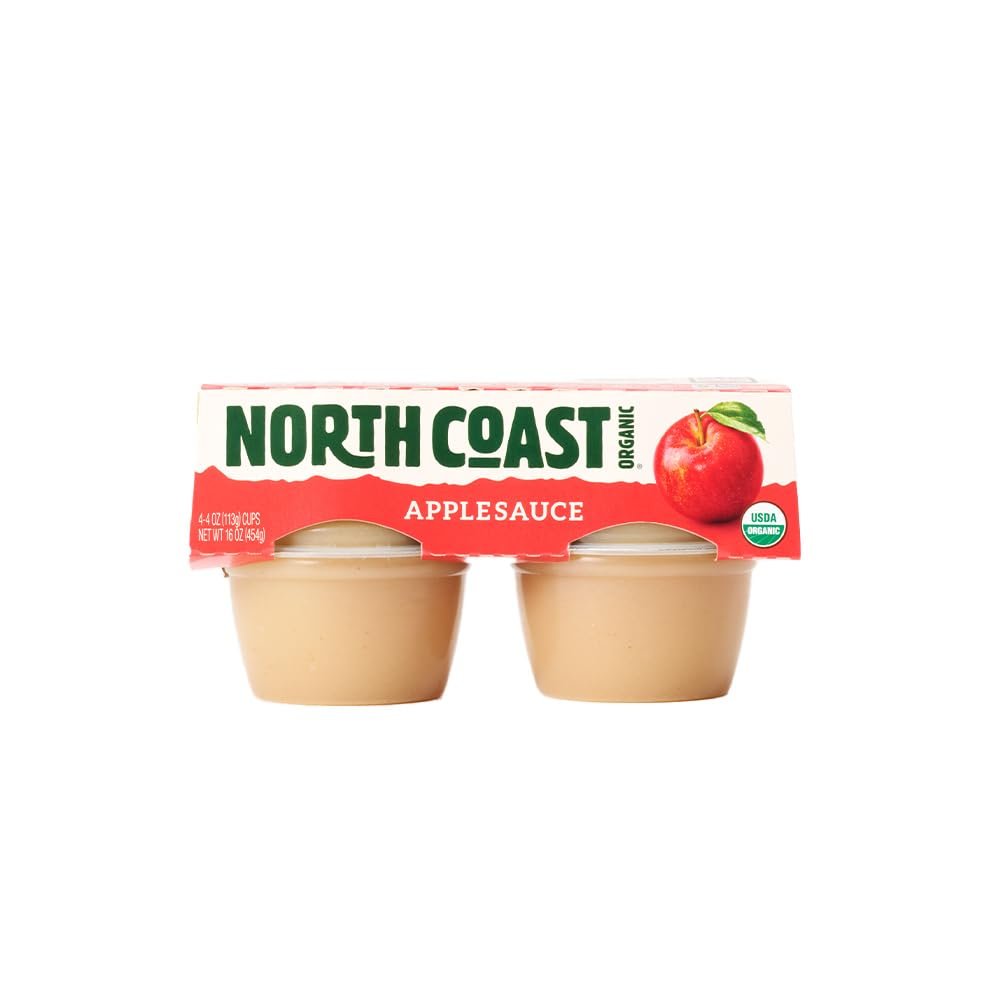 North Coast Organic Applesauce Cups, 16 OZ