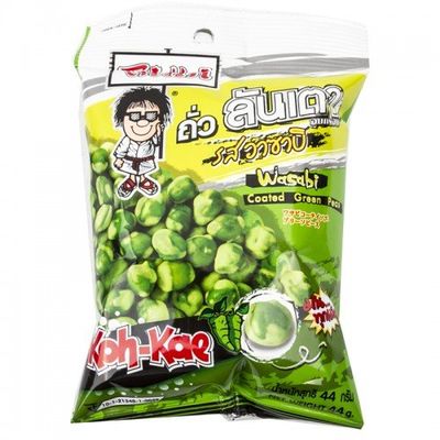 Koh-Kae, Wasabi Coated Green Peas, 35 g. [Pack of 6 pieces]
