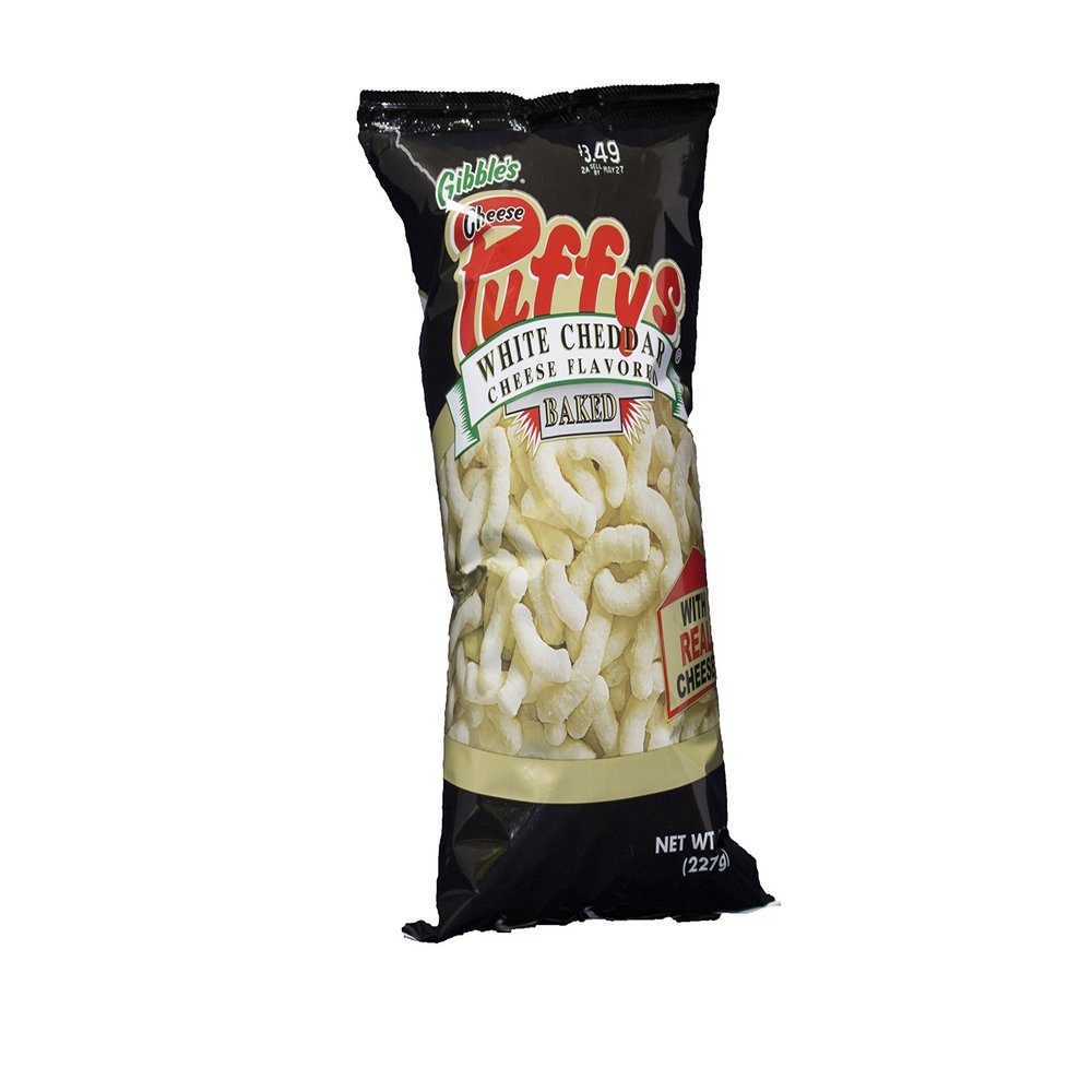 Gibble's White Cheddar Cheese Flavored Puffys