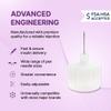 Droplet Pen Needles, 31G 6mm, Diabetic Needles for Insulin Injections, 100ct Box, Compatible with Most Pen Injectors view 2