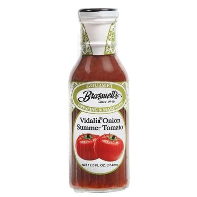 Braswells Vidalia Onion Summer Tomato Dressing  Small-Batch, Renowned Specialty, Made in USA, Since 1946 (12oz)