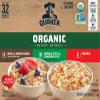 QUAKER Instant Oatmeal, USDA Organic, Non-GMO Project Verified, 3 Flavor Variety Pack, Individual Packets, 32 Count (Pack of 1) view 4