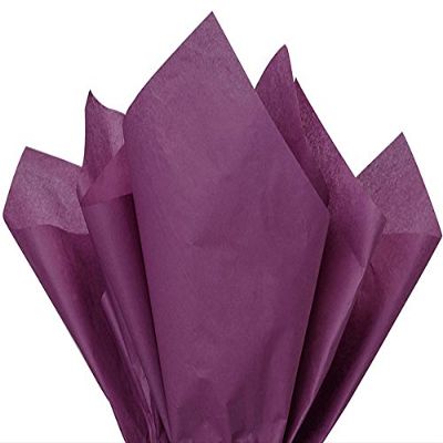 A1 Bakery Supplies Premier Quality Gift Wrap Color Tissue Paper - Preimum Quality Paper Made in USA 15 X 20 Inches - 225 Sheets per Pack (Plum)