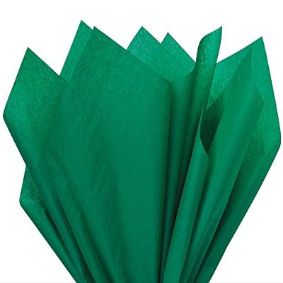 A1BakerySupplies(TM) Premier Quality Gift Wrap Color Tissue Paper - Preimum Quality Paper Made in USA 15 X 20 Inches - 225 Sheets per Pack (Emerald Green.
