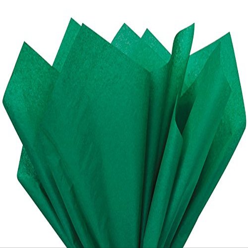 A1BakerySupplies(TM) Premier Quality Gift Wrap Color Tissue Paper - Preimum Quality Paper Made in USA 15 X 20 Inches - 225 Sheets per Pack (Emerald Green.