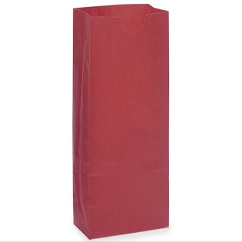 Pack of 500, 8 Lb Gift Sacks Red Kraft 6.25 x 4 x 12.5" for Small Paper Gift Bags, Party Favors