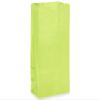Pack of 500, 6 Lb Gift Sacks Lime Green Kraft 6 x 3.5 x 11" for Small Paper Gift Bags, Party Favors view 1