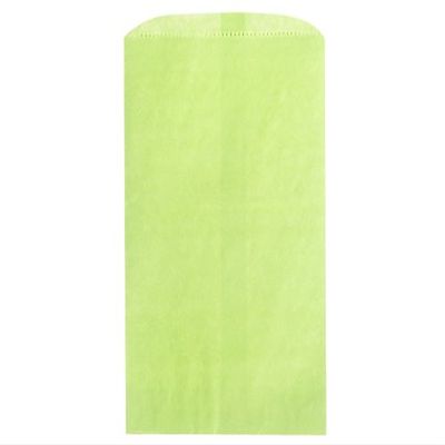 Pack of 1000, Solid Lime Green Mdse Bags 6.25 x 9.25" for Holiday, Party, Special Occasion