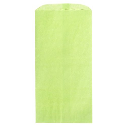 Pack of 1000, Solid Lime Green Mdse Bags 6.25 x 9.25" for Holiday, Party, Special Occasion