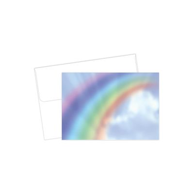 Great Papers! Rainbow Thank You Note Card and Envelope, 4.875" x 3.375", 20 count (2017048)