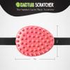 Cactus Scratcher Original Back Scratcher - 2-Sided Back Scratching Tool for Hard-to-Reach Area, Durable 45" Strap with Ball Handles for Towel Like Operation, Universal Gifts for Men and Women, Pink view 4
