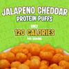 Twin Peaks Protein Puffs - (Jalapeno Cheddar), Keto Friendly, Low Carb Snack (300g, 21g Protein, 2g Net Carbs, High Protein, Healthy Crunchy Snack) view 4