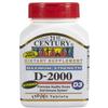 21st Century Vitamin D-2000 Tablets - 110 ct, Pack of 5 view 1