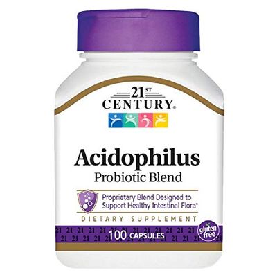 21st Century Acidophilus Capsules - 100 ct, Pack of 5
