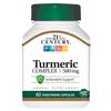 21st Century Turmeric Complex 500 mg - 60 Vegetarian Capsules, Pack of 4 view 1