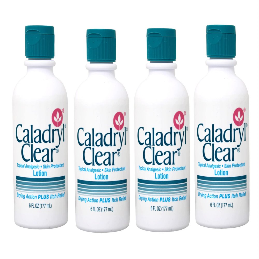 Caladryl Clear Skin Protectant Lotion - 6 OZ, Pack of 4