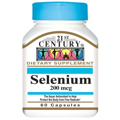 21st Century Selenium 200 mcg Capsules - 60 ct, Pack of 5