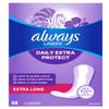 Always Xtra Protection Dailies Liners Extra Long Unscented - 68 ct, Pack of 3 view 1
