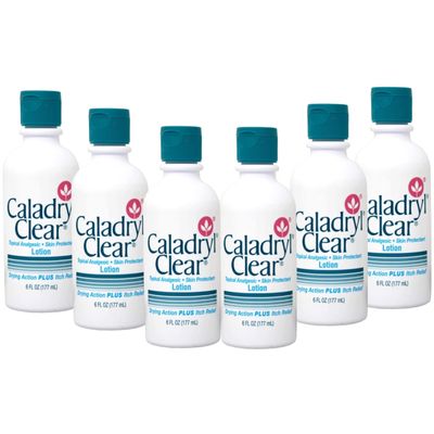 Caladryl Clear Skin Protectant Lotion - 6 OZ, Pack of 5