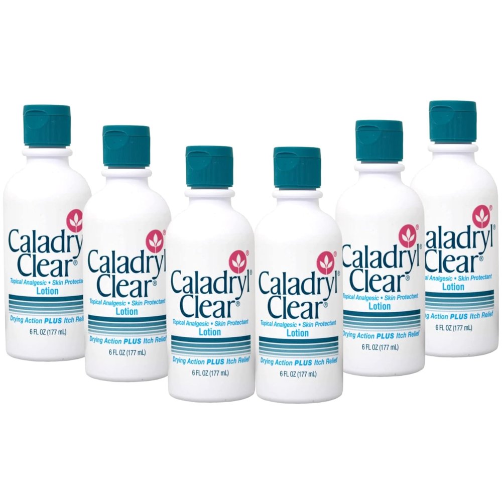 Caladryl Clear Skin Protectant Lotion - 6 OZ, Pack of 5