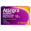 Allegra Allergy 60 mg Tablets 12 Hour - 12 Ct, Pack of 4 view 1