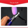 adjust eyeglasses frame leg plier eyeglasses repair pliers tool matt stainless steel material by Dhoptical (adjust frame leg) view 3