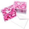 Small World Greetings Pink Hearts Bliss Cards 12 Count - Blank Inside with Envelopes - A2 Size (5.5"x4.25") - Valentines Day, Mothers Day, and More view 2