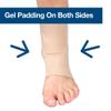 ZenToes Ankle Bone Protection Socks Malleolar Sleeves with Gel Pads for Boots, Skates, Splints, Braces - 1 Pair view 4