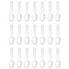 500PCS Clear Plastic Mini Plastic Spoon Small Spoon Great Dessert Spoon or Ice Cream Spoon Disposable Plastic Spoon Mini Tasting Spoons Or Tasting Dessert Spoons (Clear) view 1