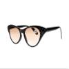 Newsight Women Cat Eye Designer Rhinestones UV Protect Tinted Lens Sun Readers Reading Glasses +1.00~+4.00 (Black+Brown Lens, 2.0) view 1