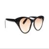Newsight Women Cat Eye Designer Rhinestones UV Protect Tinted Lens Sun Readers Reading Glasses +1.00~+4.00 (Black+Brown Lens, 2.0) view 2