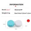 Dhoptical 100pcs contact lens case Contact Lens Holder Box Left/Right Eyes Contact Lens Container (100 Pcs Blue) view 4