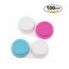 Dhoptical 100pcs contact lens case Light and Right For Trival(50pcs red 50pcs blue) view 1