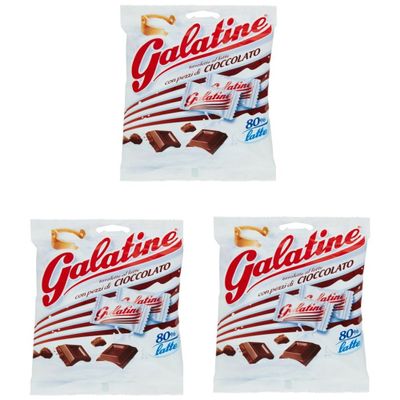 Galatine :Milk Caramel with Chocolate - 115 gr , pack of 3