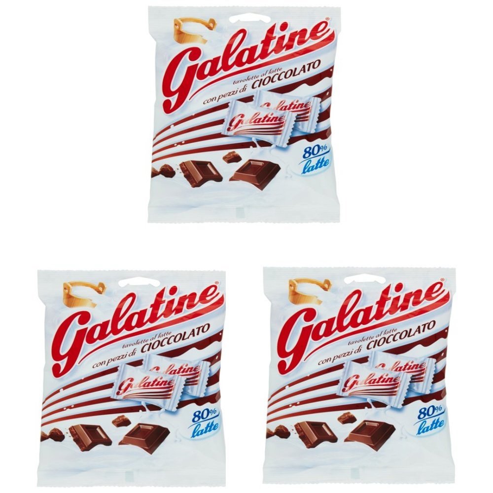 Galatine :Milk Caramel with Chocolate - 115 gr , pack of 3