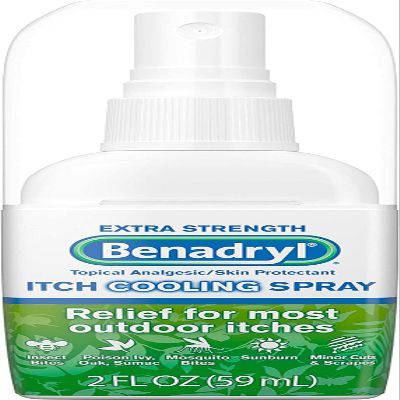 Benadryl Itch Cooling Spray Extra Strength - 2 oz, Pack of 5