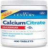 21st Century Calcium Citrate + Vitamin D Caplets - 400 ct, Pack of 6 view 1