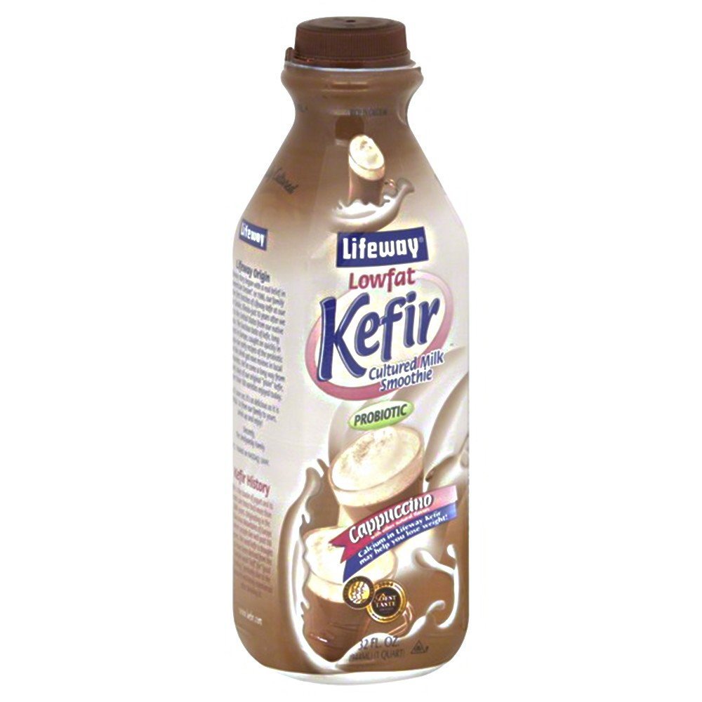 Lifeway Lowfat Kefir, Cappuccino, 32 Ounce (Pack of 06)