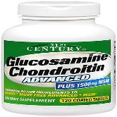 21st Century Glucosamine Chondroitin Advanced Plus MSM Tablets - 120 ct, Pack of 6