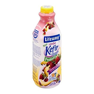 Lifeway Lowfat Kefir, Strawberry Bannana, 32 Ounce (Pack of 06)