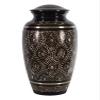ADULT CREMATION URN BRASS HAND ENGRAVED view 1
