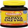 Sundance Chewable Papaya Enzyme - 100 Tablets, Pack of 6 view 1