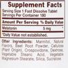 Sundance Ultra Melatonin 5 mg Fast Dissolve view 4