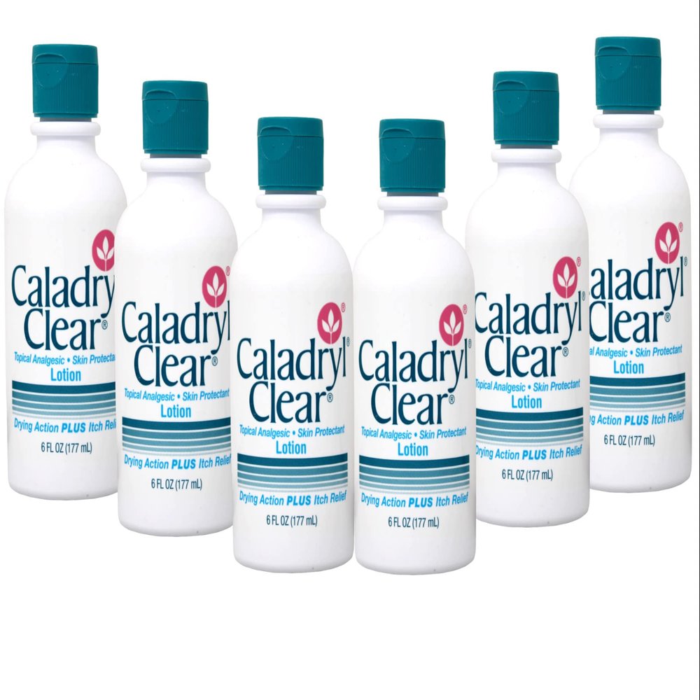 Caladryl Clear Skin Protectant Lotion - 6 OZ, Pack of 6
