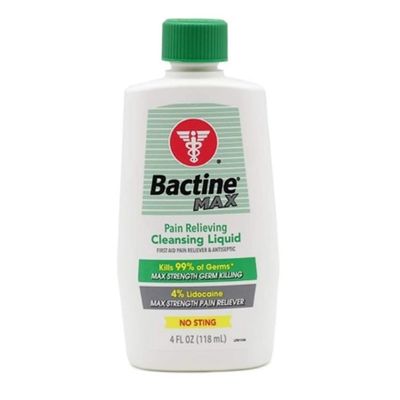 Bactine Max 4 oz Pain Relieving Liquid, Pack of 6